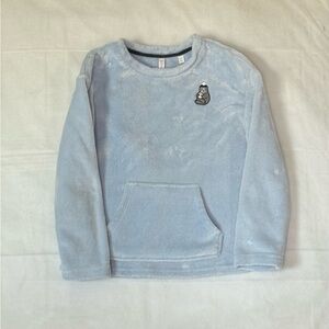 Cozy Blue Kids Sweatshirt with Bear Design